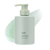 107 Scalp Cooling Breeze shampoo bottle shows minty cooling for scalp relief.