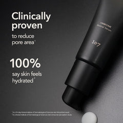 107 VINBIOME Retinal Serum texture close-up on skin.