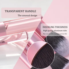 111 makeup brushes velvet puffs blend powders smoothly for natural finish