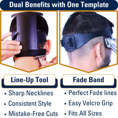 247 Groomed self-cut kit fade guide helps you craft a precise fade.