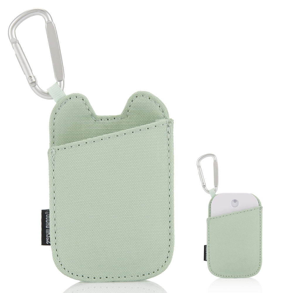 2nd Childhood Touchland holder close-up demonstrates snug fit for quick access.