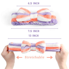 3 otters soft microfiber headbands provide comfortable, breathable skincare sessions