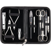 3 Swords Germany manicure kit contents showing professional tools for home use.