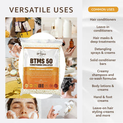33rd Parallel BTMS 50 jar shows silky conditioning cream for skin and hair