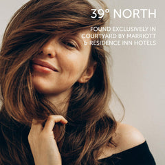 39° North conditioner pump dispenses evenly for a spa-inspired routine.