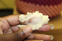 3CAYG creamy texture close-up of shea butter for lotions