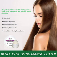 3CAYG Mango Butter Non-Gritty Texture highlights easy skin application.