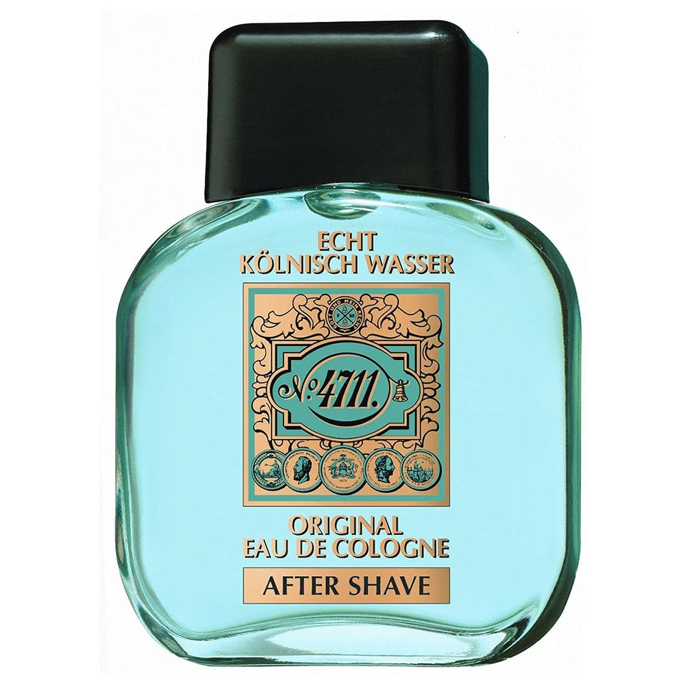 4711 original after-shave-bottle shows classic citrus scent for a refreshing post-shave boost.