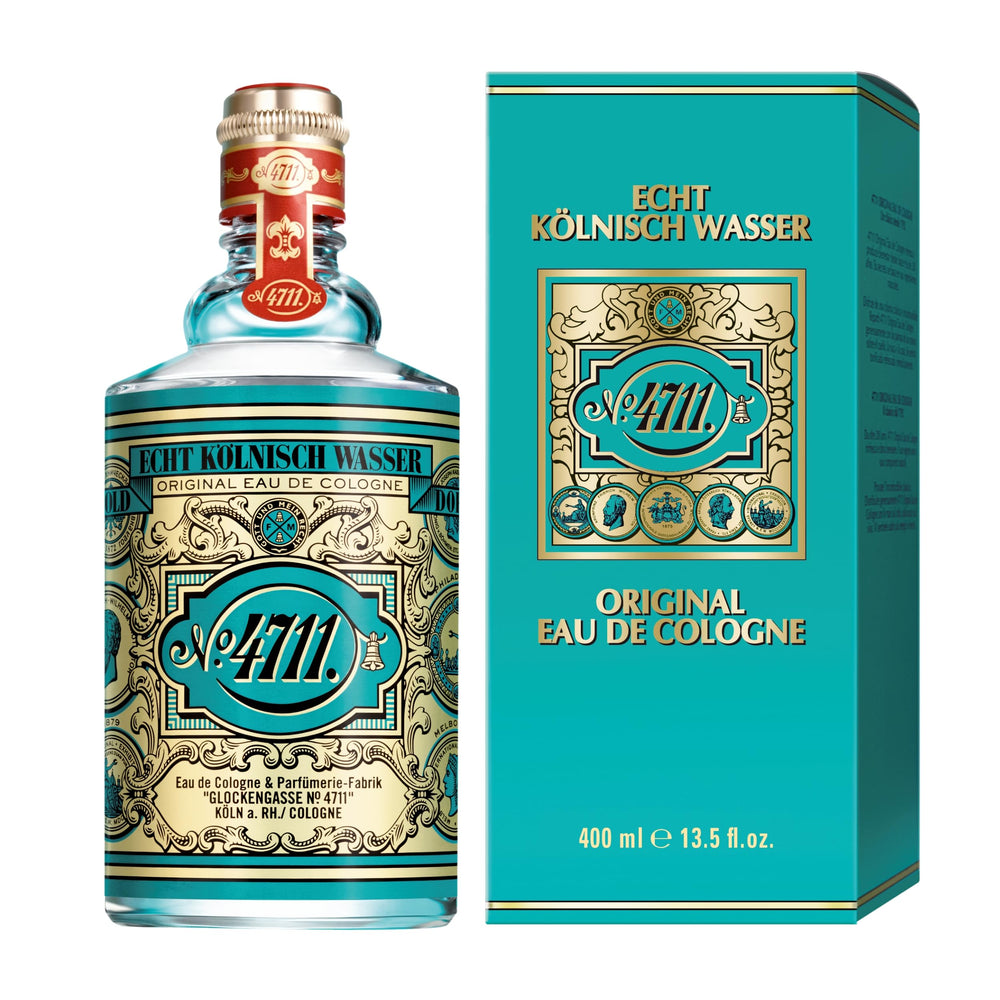 4711 Original Eau de Cologne bottle front showing iconic design for daily freshness