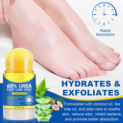 60% urea cream stick portable design enables mess-free daily use