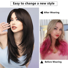 7JHH WIGS adjustable cap and breathable net ensure comfortable all-day wear.