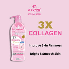 A Bonné body lotion texture closeup reveals creamy consistency for smooth application.