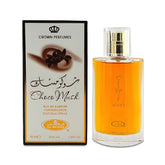 A Center Choco Musk bottle front, exuding unisex elegance and daily wear versatility.