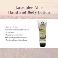 Close-up of A LA MAISON Lavender Aloe Body Lotion texture showing creamy hydration.