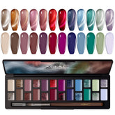 ABAC solid cat eye palette with 24 colors for versatile manicures