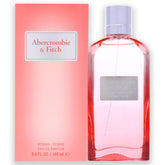 Abercrombie & Fitch First Instinct Together bottle close-up with fruity musk notes.