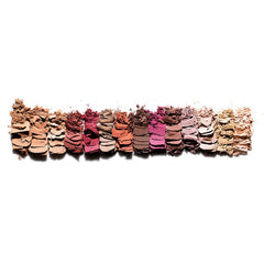 Anastasia Beverly Hills Modern Renaissance swatches arranged to reveal neutrals and berry accents