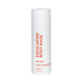 Abi Ame Chemical Body Exfoliant bottle being poured for smoother skin.