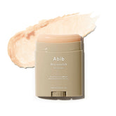 Abib Airy Sunstick packaging front highlighting SPF50+ for everyday sun protection.