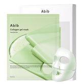 Abib Collagen Gel Mask Heartleaf Jelly packaging showing vegan hydration for skin