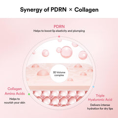 Abib PDRN Collagen Lip Mask transparent pink jelly ready for buildable coverage