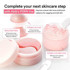 Abib eye patches image highlights retinol-infused under-eye care