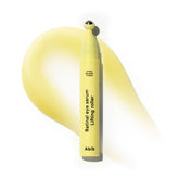 Abib retinal eye serum lifting roller bottle closeup for targeted anti-aging around eyes.