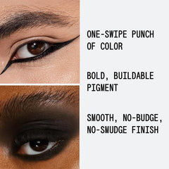 about-face Matte Fluid Eye Paint Art of Darkness swatches variety reveals diverse shades for any skin tone