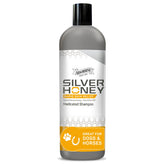 Absorbine Silver Honey Rapid Shampoo bottle promotes gentle cleansing for irritated skin