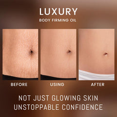 ABYST Body Firming Oil hand-application shot for targeted firmness massage.