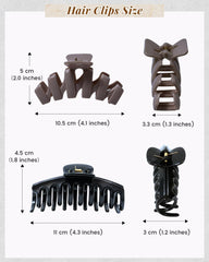 ACECHA versatile clip secures thin or thick hair for chic updos
