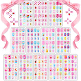 Acejoz 288-piece kids nails press-ons packaging showing variety for at-home nail art.