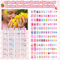 Acejoz ABS material kids nails offer durable, lightweight wear.