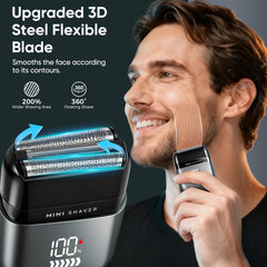 acemend foil shaver precision dual-blade system for neat finish