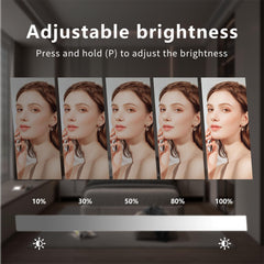Acoolda vanity mirror 360-degree rotation offers flexible viewing angles