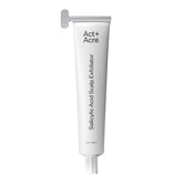 act-acre bottle closeup promoting balanced scalp with gentle exfoliation