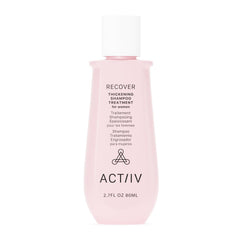 ACTIIV Recover thickening shampoo bottle — plant-based formula for fuller-looking hair.