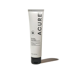 Acure Bonding Hair Mask packaging highlights vegan formula for weekly bond repair