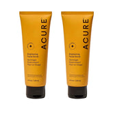 Acure Brightening Facial Scrub bottle close-up showing radiant skin potential