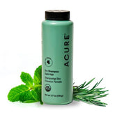 Acure Dry Shampoo Brunette-Tone Booster bottle enhances brunette tones with powder lift.