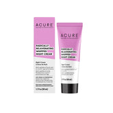 Acure Radically Rejuvenating Whipped Night Cream jar showing smooth nighttime hydration
