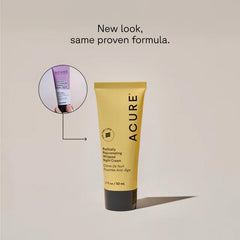 Acure whipped night cream texture close-up for lightweight overnight renewal