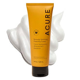 Acure Seriously Soothing Cleansing Cream bottle pour for a gentle daily cleanse.