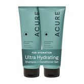 Acure Ultra Hydrating Shampoo bottle with argan oil for smoother, shinier hair.