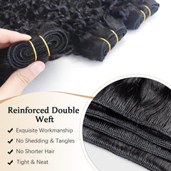 Acusoee Burmese curly bundles 20in spiral-end detail highlights durable weave for lasting wear.