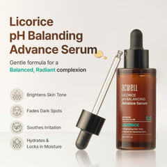 ACWELL Licorice pH Balancing Serum packaging, clean, gentle formula for sensitive skin.