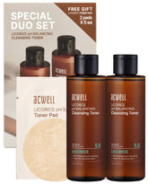 ACWELL Licorice pH Balancing Toner bottle ready for daily hydration.