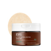 ACWELL Licorice Toner Pad double-sided closeup for gentle cleansing.