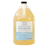 Adams Handmade Soap thick castile 1gal refill pour shows concentrated formula for efficient hand washing