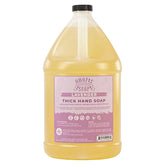 Adams Handmade Soap lavender bottle shows thick castile liquid for gentle daily hand cleansing.